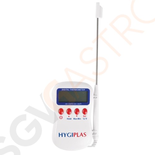 Hygiplas Mehrzweck-Thermometer mit Sonde Temperaturbereich: -50 to +200°C Hygiplas Mehrzweck-Thermometer mit Sonde Temperaturbereich: -50 to +200°C
