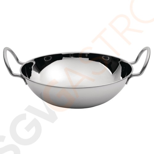 Olympia indische Servierschale 16cm Mit flachem Boden | 16(Ø)cm (Nr. 9) | Edelstahl Olympia indische Servierschale 16cm Mit flachem Boden | 16(Ø)cm (Nr. 9) | Edelstahl