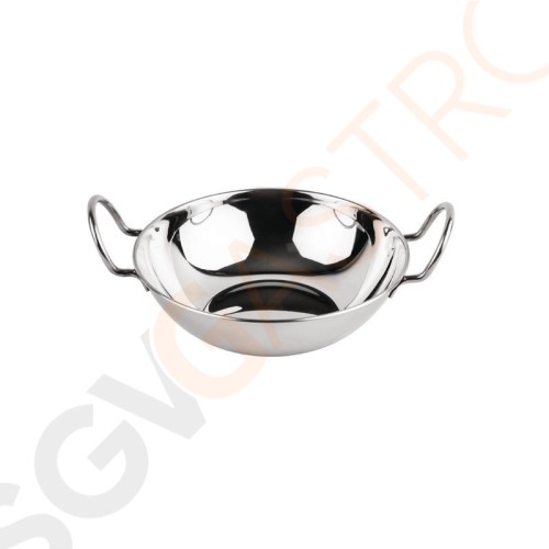 Olympia indische Servierschale 23cm Mit flachem Boden | 23(Ø)cm (Nr. 12) | Edelstahl Olympia indische Servierschale 23cm Mit flachem Boden | 23(Ø)cm (Nr. 12) | Edelstahl