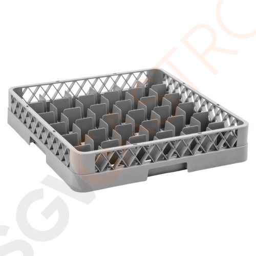 Vogue Gläserspülkorb mit 36 Fächern 10 x 50 x 50cm Vogue Gläserspülkorb mit 36 Fächern 10 x 50 x 50cm