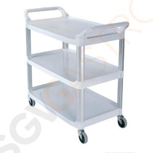 Rubbermaid X-tra Servicewagen weiß Material: Polypropylen. Maße: 96(H) x 103(B) x 51(T)cm. Rubbermaid X-tra Servicewagen weiß Material: Polypropylen. Maße: 96(H) x 103(B) x 51(T)cm.
