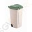 Rubbermaid mobiler Abfallcontainer mit grünem Deckel 100L Grüner Deckel | Kapazität: 100L