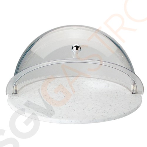 APS Käsebrett mit Rolltop-Deckel Rolldeckel | 24 x 38(Ø)cm | Kunststoff