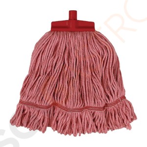 SYR synthetischer Kentucky Moppkopf rot Geeignet für Stiel L347 | rot | Synthetik