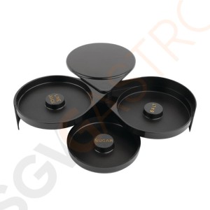 Olympia Cocktail Glasumrander 3 Fächer | Kunststoff