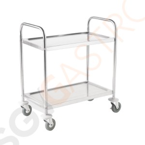 Vogue Abräumwagen 2 Etagen klein 2 Etagen. Größe: 825(H) x 710(B) x 405(T)mm. Vogue Abräumwagen 2 Etagen klein 2 Etagen. Größe: 825(H) x 710(B) x 405(T)mm.