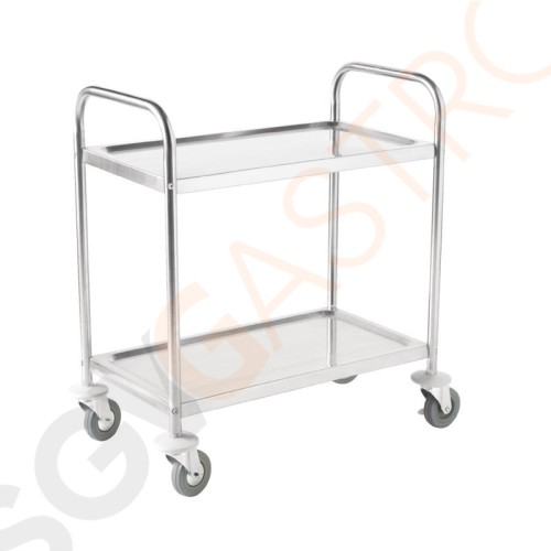 Vogue Abräumwagen 2 Etagen mittelgroß 2 Etagen. Größe: 810 x 455 x 855mm.