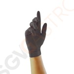 Pearl Puderfreie Nitril-Handschuhe schwarz L Größe: L