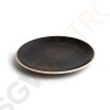 Olympia Canvas gewölbter Teller schwarz 27cm 27cm (Ø) | 6 Stück pro Packung