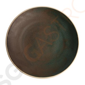 Olympia Canvas gewölbter Teller dunkelgrün 27cm 27cm (Ø) | 6 Stück pro Packung