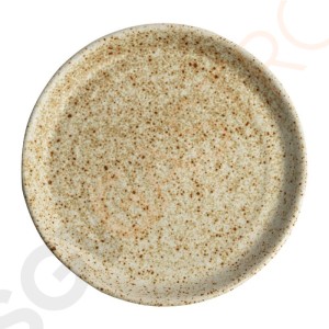 Olympia Canvas runder Teller mit schmalem Rand Weizen 18cm 18cm (Ø) | 6 Stück pro Packung