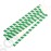 Fiesta Green Smoothie-Trinkhalm Papier grün gestreift 21cm Durchmesser: 1cm | 250 Stück