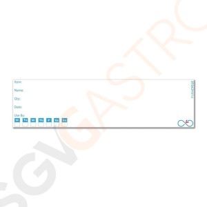 Puracycle Wiederverwendbare Tages-Flaschenetiketten 25 Stück pro Packung