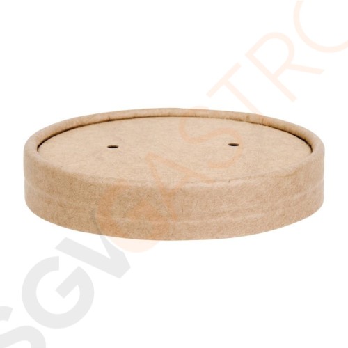 Fiesta Green Papierdeckel 9,8cm für Suppenbecher Für Suppenbecher FB160, FB162 und FB164 | 500 Stück