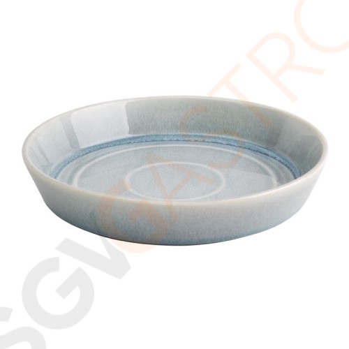 Olympia Cavolo Flache runde Schale eisblau 22cm 22(Ø)cm | 4 Stück