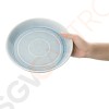 Olympia Cavolo Flache runde Schale eisblau 22cm 22(Ø)cm | 4 Stück