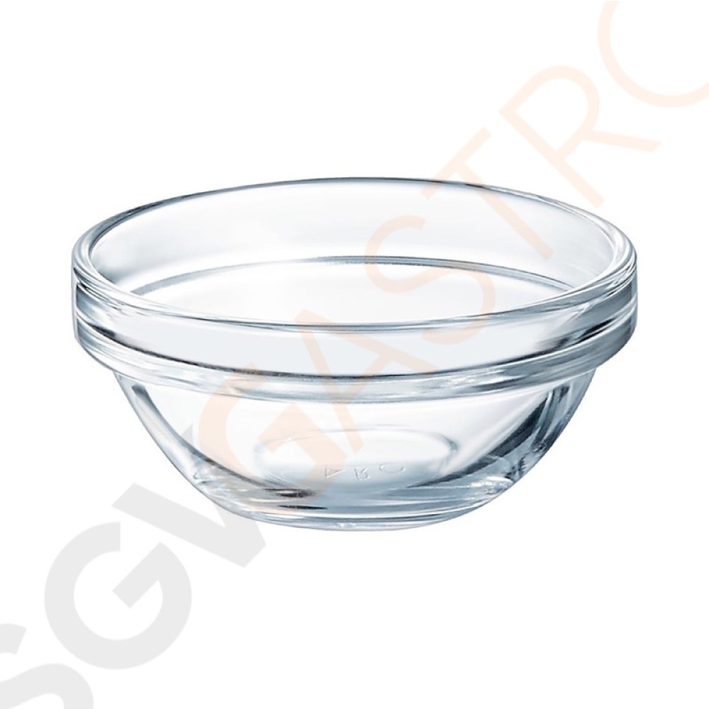 Arcoroc Empilable Stapelbare Dipschalen 6cm 6(Ø)cm | Gehärtetes Glas | 6 Stück pro Packung