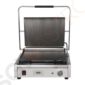Buffalo Kontaktgrill einzel groß glatt/glatt Leistung: 2,2kW. Einzelner Grill. Flache Platten