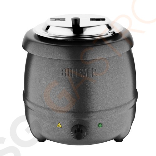 Buffalo Suppenkessel anthrazit 10L 400W/230V | Kapazität: 10L | anthrazit Buffalo Suppenkessel anthrazit 10L 400W/230V | Kapazität: 10L | anthrazit
