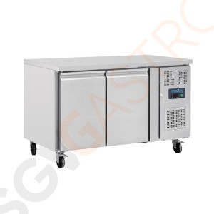 Polar Serie U Kühltisch 282 Liter 2-türig Finish: Edelstahl. GN-Kompatibel. 2 Türen.