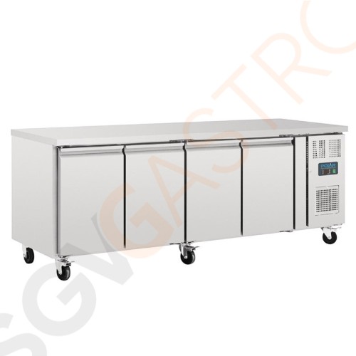 Polar Serie U Kühltisch 4-türig 553 Liter Finish: Edelstahl. GN 1/1. 4-türig. 553 Liter.
