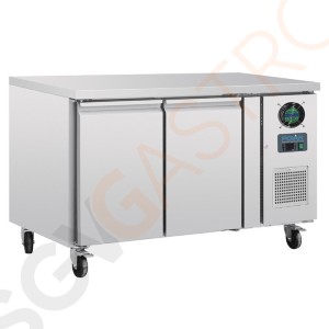 Polar Serie U Tiefkühltisch 2-türig 282L Arbeitstisch mit Gefrierschrank, 2-türig, -10°C bis -20°C. Polar Serie U Tiefkühltisch 2-türig 282L Arbeitstisch mit Gefrierschrank, 2-türig, -10°C bis -20°C.