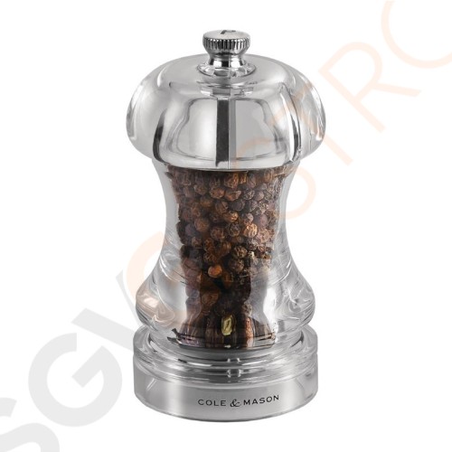 Cole & Mason Pfeffermühle Acryl 11,5cm Verstellbare Mahlung | 11,5(H)cm | Acryl Cole & Mason Pfeffermühle Acryl 11,5cm Verstellbare Mahlung | 11,5(H)cm | Acryl