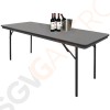Bolero rechteckiger Klapptisch grau 183cm 183(L)cm | ABS und Stahl | grau Bolero rechteckiger Klapptisch grau 183cm 183(L)cm | ABS und Stahl | grau