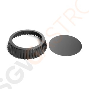 Vogue antihaftbeschichtete Quicheform gewellt 25cm 25 (Ø) 5,5cm (T). Vogue antihaftbeschichtete Quicheform gewellt 25cm 25 (Ø) 5,5cm (T).