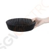 Vogue antihaftbeschichtete Quicheform gewellt 25cm 25 (Ø) 5,5cm (T).