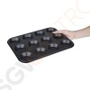 Vogue antihaftbeschichtetes Minimuffinblech 12 Minimuffins Maße: 23,8(B) x 1,4(H)cm