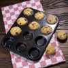 Vogue antihaftbeschichtetes Minimuffinblech 12 Minimuffins Maße: 23,8(B) x 1,4(H)cm