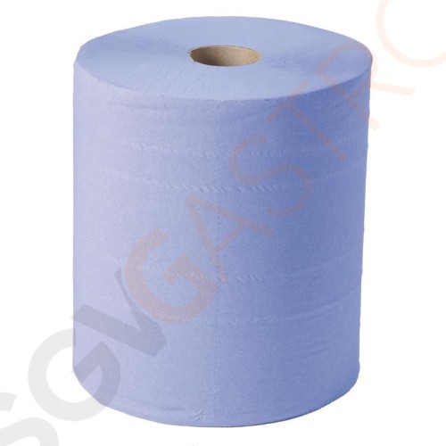 Jantex Wischtuchrolle blau 2-lagig - 2 Stück Geeignet für Spender GD303 | 2 Stück | 288m | 2-lagig | blau