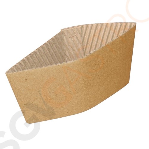 Geriffelte Bechermanschetten für 22,7cl Becher Verpackungseinheit: 1000