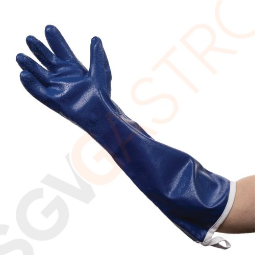 Burnguard SteamGuard Reinigungshandschuh 50(L)cm | blau