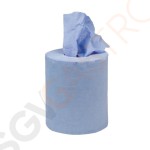 Jantex Handtuchrollen für Innenabrollung klein blau 1-lagig - 12 Stück Geeignet für Spender GD835 | 12 Stück | 120m | 1-lagig | blau
