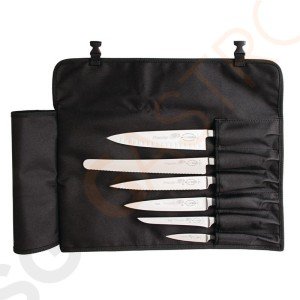 Dick Messer Textil-Rolltasche mit 6 Fächern 6 Fächer | Stoff | Ohne Inhalt