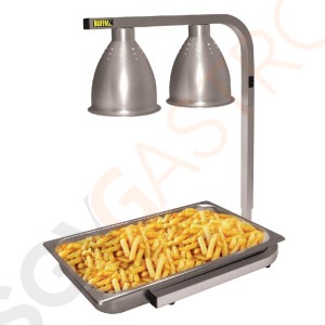Buffalo Infrarot-Warmhaltegerät Geeignet für GN1/1 | 2 x 250W/230V