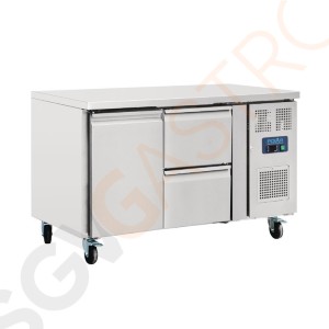 Polar Serie U Kühltisch 1-türig mit 2 Schubladen 282L 350W | Nettokapazität: 171L | R600a