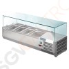 Polar Serie G Aufsatzkühlvitrine für 3x GN1/3 + 1x GN1/2 150W | Kapazität: 3x GN1/3 + 1x GN1/2 | R600a