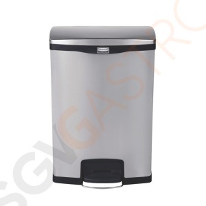 Rubbermaid Slim Jim Front Step Pedaleimer Edelstahl 90L Kapazität: 90L | Edelstahl Rubbermaid Slim Jim Front Step Pedaleimer Edelstahl 90L Kapazität: 90L | Edelstahl