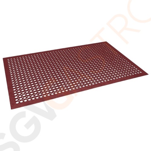 Jantex Anti-Ermüdungsmatte rot 150 x 90cm | rotes Gummi
