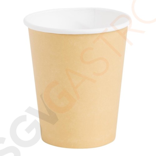 Fiesta Coffee To Go Becher 230ml hellbraun x1000 Kapazität: 230ml. Farbe: Hellbraun. Verkauft im 1000er Pack. Fiesta Coffee To Go Becher 230ml hellbraun x1000 Kapazität: 230ml. Farbe: Hellbraun. Verkauft im 1000er Pack.