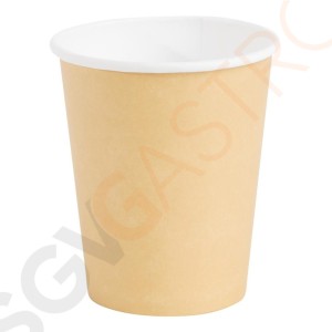 Fiesta Coffee To Go Becher 230ml hellbraun x50 Verkauft im 50er-Pack Fiesta Coffee To Go Becher 230ml hellbraun x50 Verkauft im 50er-Pack