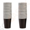 Fiesta Coffee To Go Becher 230ml schwarz x50 Verkauft im 50er-Pack