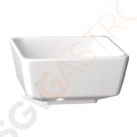 APS Float quadratische Schale weiß 25cm Kapazität: 4L | 12 x 25 x 25cm | Melamin | weiß