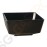 APS Float quadratisch Schale schwarz 25cm Kapazität: 4L | 12 x 25 x 25cm | Melamin | schwarz