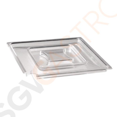 APS Float transparenter Deckel quadratisch 19cm Transparenter Deckel quadratisch  19 x 19cm.