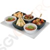 APS Pure rechteckige Sushiplatte weiß 35,5 x 18cm 35,5 x 18cm | Melamin | weiß