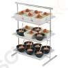 APS Pure rechteckige Sushiplatte weiß 30 x 21cm 30 x 21cm | Melamin | weiß